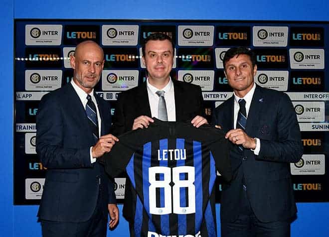 Letou - Doi tac chinh thuc cua CLB Inter Milan mua giai 2018-2020
