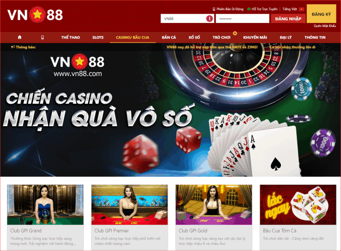 VN88 casino top dau uy tin