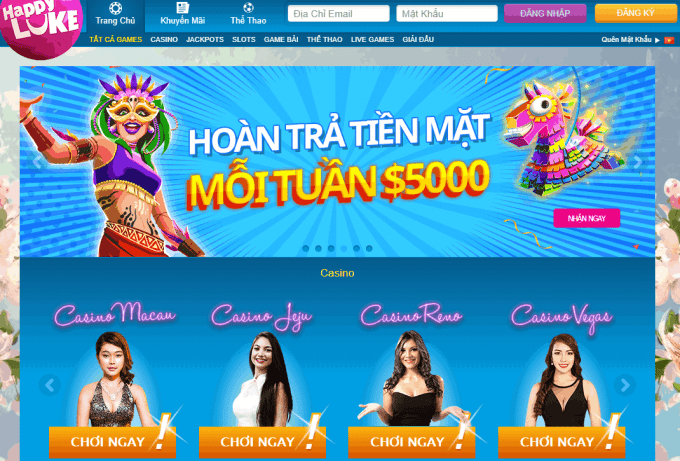 Happyluke casino - Slot trực tuyến
